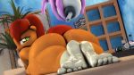  2018 3d_(artwork) anthro big_butt butt digital_media_(artwork) equine feet female foot_focus friendship_is_magic horse huge_butt lotion mammal my_little_pony pony snuddy stellar_flare_(mlp) tagme thick_thighs voluptuous wide_hips 