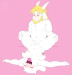  asgore_dreemurr big_breasts breasts dezz female male male/female pink_background sex simple_background toriel undertale video_games 