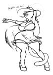  anthro big_(disambiguation) big_breasts breasts butt cat cleavage clothed clothing eyewear feline glasses hair long_hair magic_user mammal pinup pose purizah purizah_ciceeli sketch teasing tight_clothing voluptuous wide_hips witch xaveknyne 