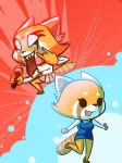  2018 aggressive_retsuko anthro clothing digital_media_(artwork) female hi_res mammal microphone red_panda retsuko sanrio simple_background solo tigerfestivals 