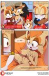  2018 anthro big_breasts bigdon1992 breasts comic cream_the_rabbit digital_media_(artwork) female lagomorph male mammal masturbation nipples nude nyuroraxbigdon patreon pussy rabbit rick_evans sonic_(series) vanilla_the_rabbit 