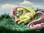  2018 anatomically_correct anatomically_correct_pussy animal_genitalia animal_pussy anus biting_lip blush butt clitoris cloud cutie_mark dock equine equine_pussy eyelashes feathered_wings feathers female feral fluttershy_(mlp) friendship_is_magic grass hair hi_res hooves looking_at_viewer mammal my_little_pony noctomaeus outside pegasus pussy pussy_juice solo underhoof wings 
