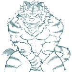  cuntboy feline intersex male mammal muscular solo tiger urakata5x 