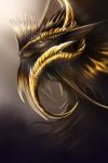  2016 ambiguous_gender ashesdrawn curved_horn digital_media_(artwork) dragon feral horn invalid_color solo spines 