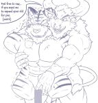  amputee bovine cattle cum cuntboy dialogue feline intersex male male/male mammal muscular pussy tiger urakata5x 