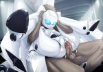  android balls blue_eyes breasts clitoris cum cum_in_pussy cum_inside drossel_von_flugel duo erection female female_on_top head_grab human humanoid legs_up lying machine male male/female mammal not_furry on_back on_top penetration penis pochincoff pussy robot robot_on_human sitting spread_legs spreading vaginal vaginal_penetration white_skin 