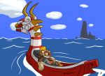  absurd_res anthro avian boat cute female hi_res humanoid hylian king_of_red_lions link male medli mil-the-windmill nintendo rito romantic sea the_legend_of_zelda vehicle video_games water wind_waker 