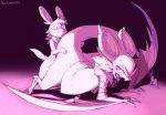  ambiguous_gender blush cum cum_drip dripping eeveelution eyewear feral from_behind_position glasses male male/ambiguous mammal nintendo noivern pawsmasher pok&eacute;mon pok&eacute;mon_(species) sex simple_background size_difference sweat sylveon tongue tongue_out video_games 
