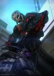 alien anthro cybernetics cyborg forced forced_oral gun machine male male/male mass_effect nihlus_kryik oral oral_penetration penetration penis ranged_weapon saren_arterius sex thick_penis todex turian video_games weapon 