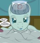  &lt;3 2018 badumsquish bed bedroom_eyes bite dialogue doctor_high_fever_(mlp) dreamworks_face equine first_person_view flirting friendship_is_magic goo half-closed_eyes hat horse hospital innuendo looking_at_viewer male mammal melting monster my_little_pony nurse nurse_hat pony raised_eyebrow seductive shiny tongue tongue_bite tongue_out translucent 