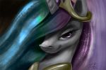  2015 color_edit colored crown edit equine female friendship_is_magic horn looking_at_viewer mammal my_little_pony princess_celestia_(mlp) smile smirk solo tsitra360 unicorn 