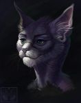  2016 anthro cat digital_media_(artwork) eyebrows feline green_eyes headshot_portrait mammal neboveria portrait simple_background smile solo whiskers 