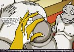  anthro comic dragon hand_on_penis hyper hyper_penis inflation male male/male naughtymorg penis 