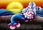  breasts female nintendo painting peacegirllisa pok&eacute;mon pok&eacute;mon_(species) primarina slightly_chubby video_games 