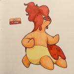  2018 alternate_color alternate_species ambiguous_gender anthro black_sclera english_text fak&eacute;mon featureless_feet featureless_hands fighting_stance fire firefightdex front_view frown full-length_portrait gastrodon gastropod goo_creature hatching_(technique) hi_res looking_away marker_(artwork) mfanjul mineral_fauna mixed_media multi_eye multicolored_body nintendo nude orange_body overweight overweight_ambiguous pen_(artwork) pok&eacute;mon pok&eacute;mon_(species) portrait quadruped red_body shadow simple_background solo standing taur text third_eye toony traditional_media_(artwork) video_games white_background white_eyes yellow_body 