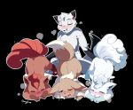  3_toes all_fours alolan_vulpix ambiguous_penetration anthro anthro_on_feral ass_up bestiality black_nose blue_eyes blue_nose blush brown_fur brown_nose canine chest_tuft conditional_dnp ears_down eevee female feral fingering foursome fox fur ghostierplume group group_sex looking_pleasured male male/female male_penetrating mammal multi_tail nintendo one_eye_closed open_mouth penetration perked_ears pok&eacute;mon pok&eacute;mon_(species) pussy_juice raised_tail red_fur regional_variant saliva sex spread_legs spreading sweat tan_fur toes tongue tuft video_games vulpix white_fur 