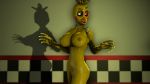  2018 3d_(artwork) animatronic anthro avian bird breasts butt claws digital_media_(artwork) female five_nights_at_freddy&#039;s five_nights_at_freddy&#039;s_2 five_nights_at_freddy&#039;s_4 glowing glowing_eyes machine nightmare_chica_(fnaf) nipples nobody3 pose pussy robot shadow simple_background source_filmmaker standing toy_chica_(fnaf) video_games 