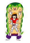  1girl catapy dragon_ball dragon_ball_gt pan_(dragon_ball) tickling 