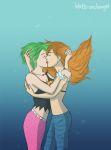  2girls camie kiss multiple_girls nami_(one_piece) one_piece yuri 