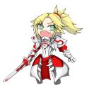  1girl armor blonde_hair fate/apocrypha fate/grand_order fate_(series) mordred mordred_(fate) sword 