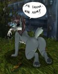  anthro anus bone butt canine death gore knight mammal paws pippuri undead video_games warcraft were werewolf wolf worgen world zombie 