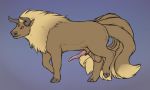  animal_genitalia animal_penis balls bovine_penis erection feral hooves horn hybrid male mane multi_tail ninetales nintendo nude penis pok&eacute;mon pok&eacute;mon_(species) simple_background solo tauros video_games yaroul 