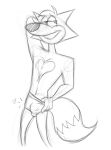  &lt;3 anthro bulge canine fox ladysomnambule male mammal sketch solo spy_fox spy_fox_(series) video_games 
