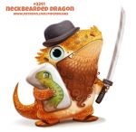  ambiguous_gender anthro bearded_dragon black_eyes body_pillow brown_hair claws clothing cryptid-creations fangs female footwear hair humor katana lizard melee_weapon neckbeard nude orange_scales pillow pun reptile sandals scales scalie simple_background solo sword trilby_(hat) visual_pun weapon white_background 