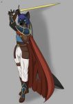  armor aventis_vixxx canine cape clothed clothing cosplay fire_emblem ike mammal melee_weapon nintendo simple_background sword video_games weapon wolf 