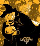  1girl halloween heartless kingdom_hearts kingdom_hearts_ii medium_hair namine roxas short_hair yellow 