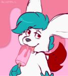  ambiguous_gender animated bedroom_eyes feral food half-closed_eyes jeison_(character) legendary_pok&eacute;mon licking nintendo pocketpaws pok&eacute;mon pok&eacute;mon_(species) popsicle seductive shaymin shaymin_(sky_form) solo sucking suggestive suggestive_food tongue tongue_out video_games 