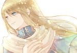  blonde_hair blue_eyes fire_emblem fire_emblem:_rekka_no_ken kiyuu long_hair lucius male_focus scarf solo sparkle 