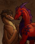  2014 brown_eyes digital_media_(artwork) dragon feathered_dragon feathers horn jewel-thief red_eyes scalie simple_background smile spines western_dragon 