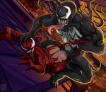  carnage_(spider-man) conditional_dnp human kabier male male/male mammal marvel spider-man_(series) symbiote venom_(spider-man) 