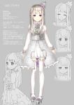  :t ^_^ armor armored_dress belt belt_buckle blush braid buckle character_sheet closed_eyes closed_mouth crown facing_viewer flower frilled_skirt frills grey_background grey_footwear hand_up head_tilt high_heels highres long_hair long_sleeves mary_janes md5_mismatch mini_crown multiple_views original pleated_skirt puffy_long_sleeves puffy_sleeves purple_eyes purple_flower purple_rose rin2008 rose shirt shoes side_braid silver_hair simple_background skirt smile tears thighhighs translation_request underbust v-shaped_eyebrows very_long_hair waist_cape white_legwear white_shirt white_skirt 