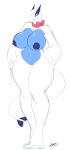  2015 anthro anthrofied averyshadydolphin big_breasts blue_nipples breasts digital_media_(artwork) featureless_crotch female hands_on_hips hi_res huge_breasts legendary_pok&eacute;mon lugia nintendo nipples nude pok&eacute;mon pok&eacute;mon_(species) pok&eacute;morph smile solo standing thick_thighs video_games voluptuous white_body wide_hips 