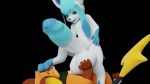  anthro balls big_balls blender_(software) deretto digitigrade eeveelution foot_fetish foot_lick foreskin glaceon huge_balls hyper hyper_balls hyper_penis licking male nintendo paws penis pok&eacute;mon pok&eacute;mon_(species) raichu sparks_the_raichu tongue tongue_out uncut video_games 