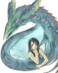 artist_request black_hair breasts final_fantasy final_fantasy_viii leviathan_(final_fantasy) long_hair looking_at_viewer open_mouth rinoa_heartilly smile 