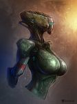  2018 big_breasts breasts digital_drawing_(artwork) digital_media_(artwork) female machine neurodyne not_furry robot science_fiction simple_background solo 