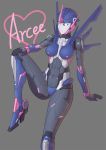  1girl arcee autobot blue_eyes breasts full_body legs mecha_girl transformers transformers_prime 