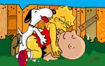  charlie_brown lisa_simpson necron99 peanuts snoopy the_simpsons 