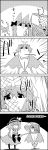  animal_ears bow braid butterfly_net butterfly_wings cat cat_ears comic commentary_request crossed_arms emphasis_lines eternity_larva eyeball eyebrows_visible_through_hair flower greyscale hair_bow hand_net hat hat_ribbon highres holding kaenbyou_rin kaenbyou_rin_(cat) komeiji_koishi long_sleeves looking_at_another monochrome multiple_tails ribbon shaded_face shoujo_kitou-chuu skirt standing tail tani_takeshi third_eye touhou translated twin_braids wide_sleeves wings 