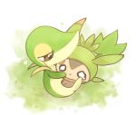  &lt;3 2017 ambiguous/ambiguous ambiguous_gender chespin duo kanannbo nintendo open_mouth pok&eacute;mon pok&eacute;mon_(species) snivy tears tongue video_games 