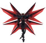  1boy armor armored_boots black_armor boots claws corruption dark_persona energy_wings full_body gauntlets high_school_dxd horn horns hyoudou_issei large_wings mechanical_wings multiple_wings red_eyes shoulder_armor shoulder_pads standing tail wings yxyyxy 