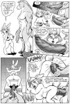  anthro balls big_breasts breasts comic female karno male male/female mammal nipples penis pussy sex teeka_(karno) 