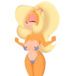  animated bouncing breasts clothing coco_bandicoot crash_bandicoot_(series) dancing female g-string mammal nipple_paste panties solo underwear video_games 