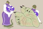  anthro big_breasts big_feet breasts clothed clothing cosplay feet female foot_focus huge_breasts margret_stalizburg multiple_poses pose reptile scalie snake solo stalizburg toriel undertale video_games zp92 
