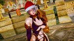  1girl 3d breasts christmas ek-t hat image_sample isabella_valentine large_breasts pixiv_sample santa_hat solo soul_calibur 