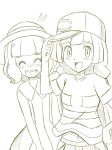  hat lillie_(pokemon) outfit_swap pokemon pokemon_(anime) pokemon_sm pokemon_sm_(anime) satoshi_(pokemon) 