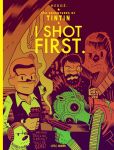  ambiguous_gender chewbacca dan_hipp english_text group gun han_solo human leia_organa male mammal parody ranged_weapon star_wars text the_adventures_of_tintin tintin weapon 